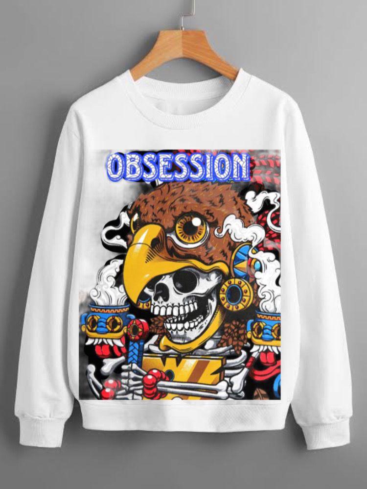 Obsession sweater long - white